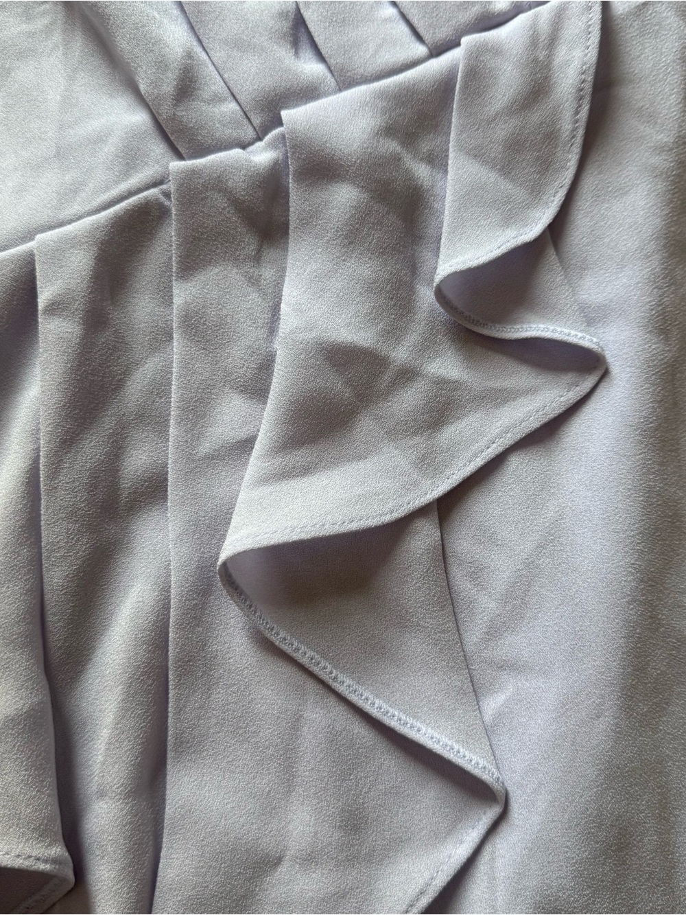 IRO One-Shoulder Lavender Ruffle Dress - Picture 3 of 7